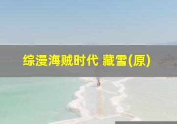 综漫海贼时代 藏雪(原)